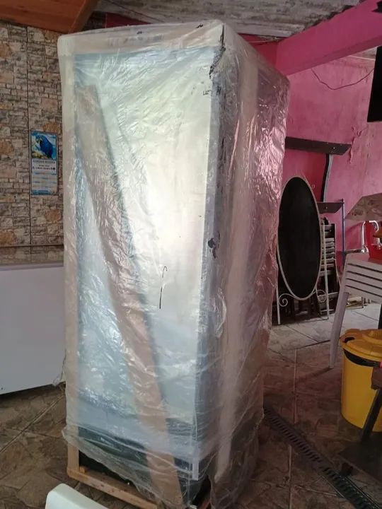 Refrigerador Vertical Metalfrio 509 Litros VF55AH | Dupla Ação, Porta de Vidro, Preto, SEM - Foto 2