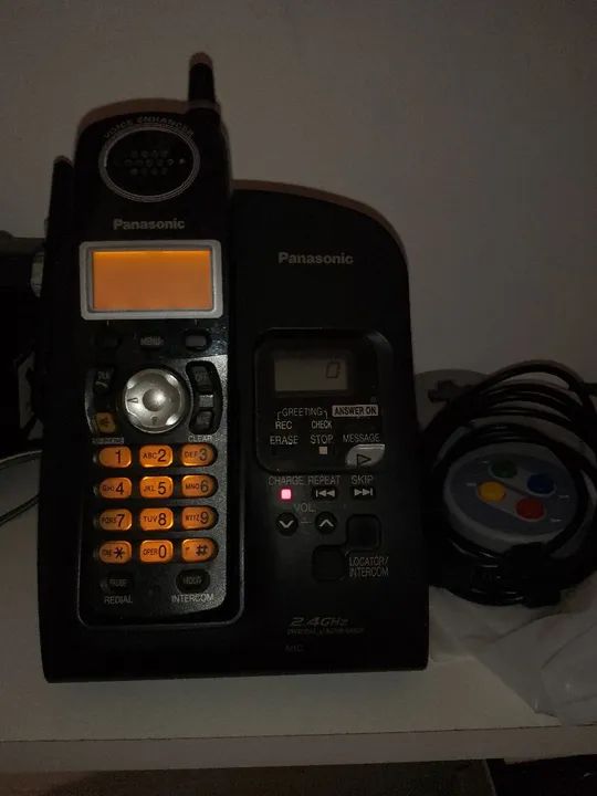Telefone sem fio Panasonic com secretária 110 v - Foto 4