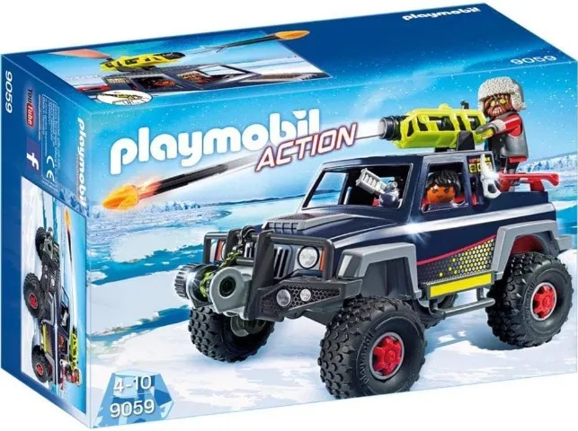 Pirata Do Gelo Com Jipe Expedição Ártica Playmobil 9059 Jeep