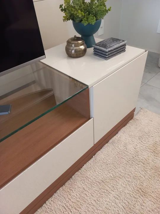 Rack e painel para sala de TV do móveis casa verde - Foto 3