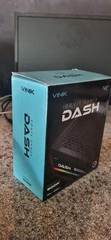 Fonte Gamer Atx 600w Real Vinik Dash Rgb Vfg600pr 110/220v Cor Preto 110v/220v