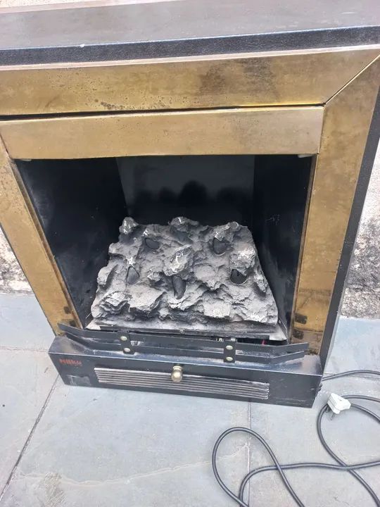 Lareira NILKO antigo elétrica para arrumar 