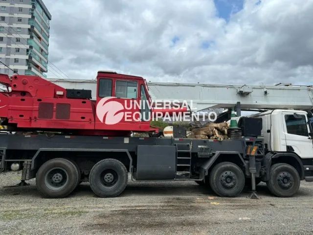 Caminhão scania p124 ano 2004 Guindaste madal md600 - Foto 3