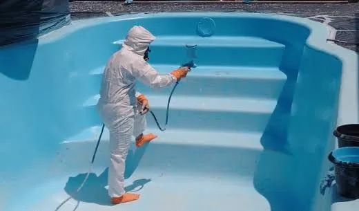 Pintura é Restauração em Piscinas  fibra