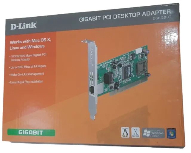 Placa De Rede D-link Dge-528t Gigabit Pci 10/100/1000 Mbps - Foto 4