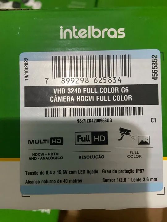 Câmera Intelbras 3240 Full Color G6 - Foto 2