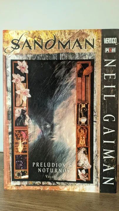 Sandman - Prelúdios e Noturnos vol. 1 (10/2008) Pixel Media - Capa cartão