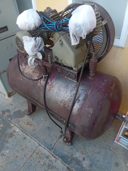Compressor 10 Pés motor Eberle 2Cv trifásico.R$1250,00 - Foto 3