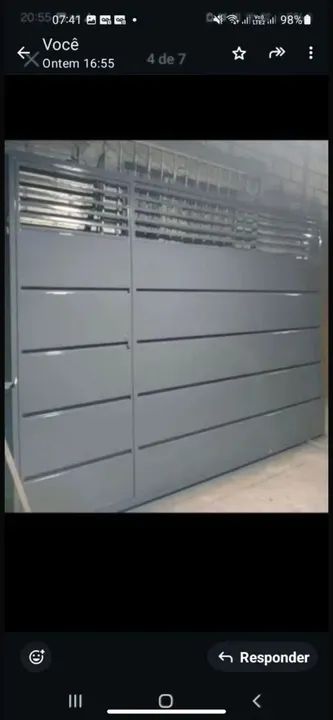 Portão de garagem 1.200 reais - Foto 2