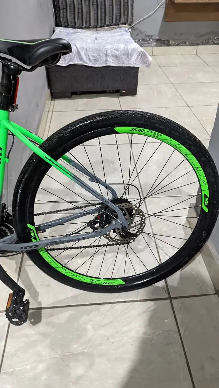 Bicicleta GTT Roma Verde Semi Nova  - Foto 2