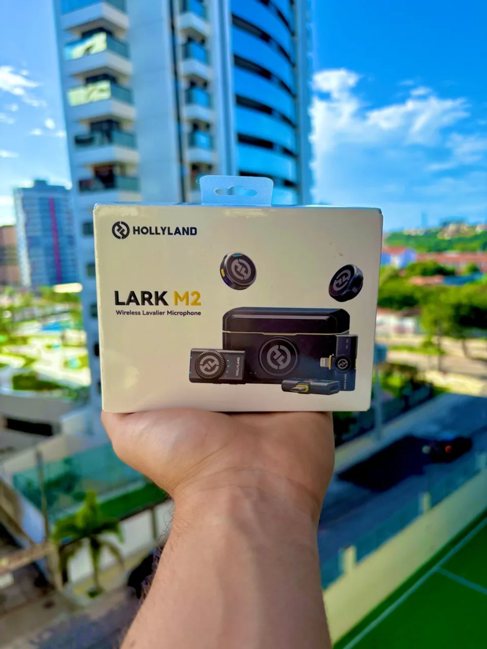 Microfone sem fio Hollyland Lark M2 Combo - Novo e Lacrado
