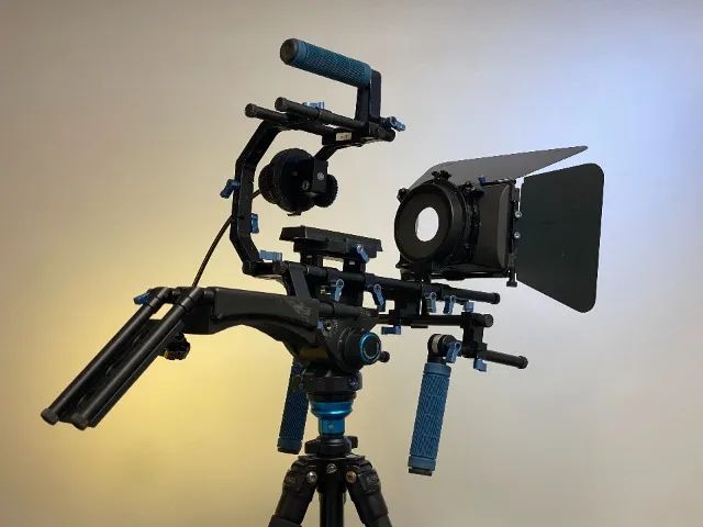 Rig Shoulder Profissional com Matte Box, Follow Focus e Acessórios - Foto 3