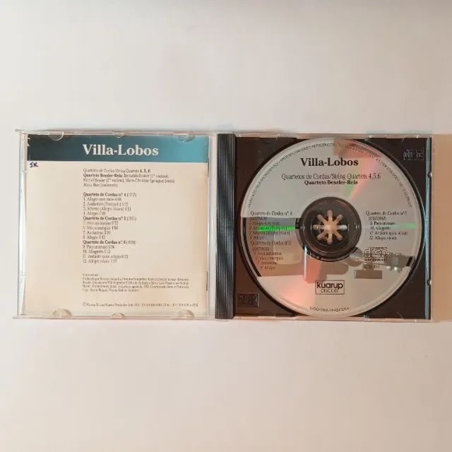 CD Villa-Lobos - Quarteto de Cordas - Foto 2