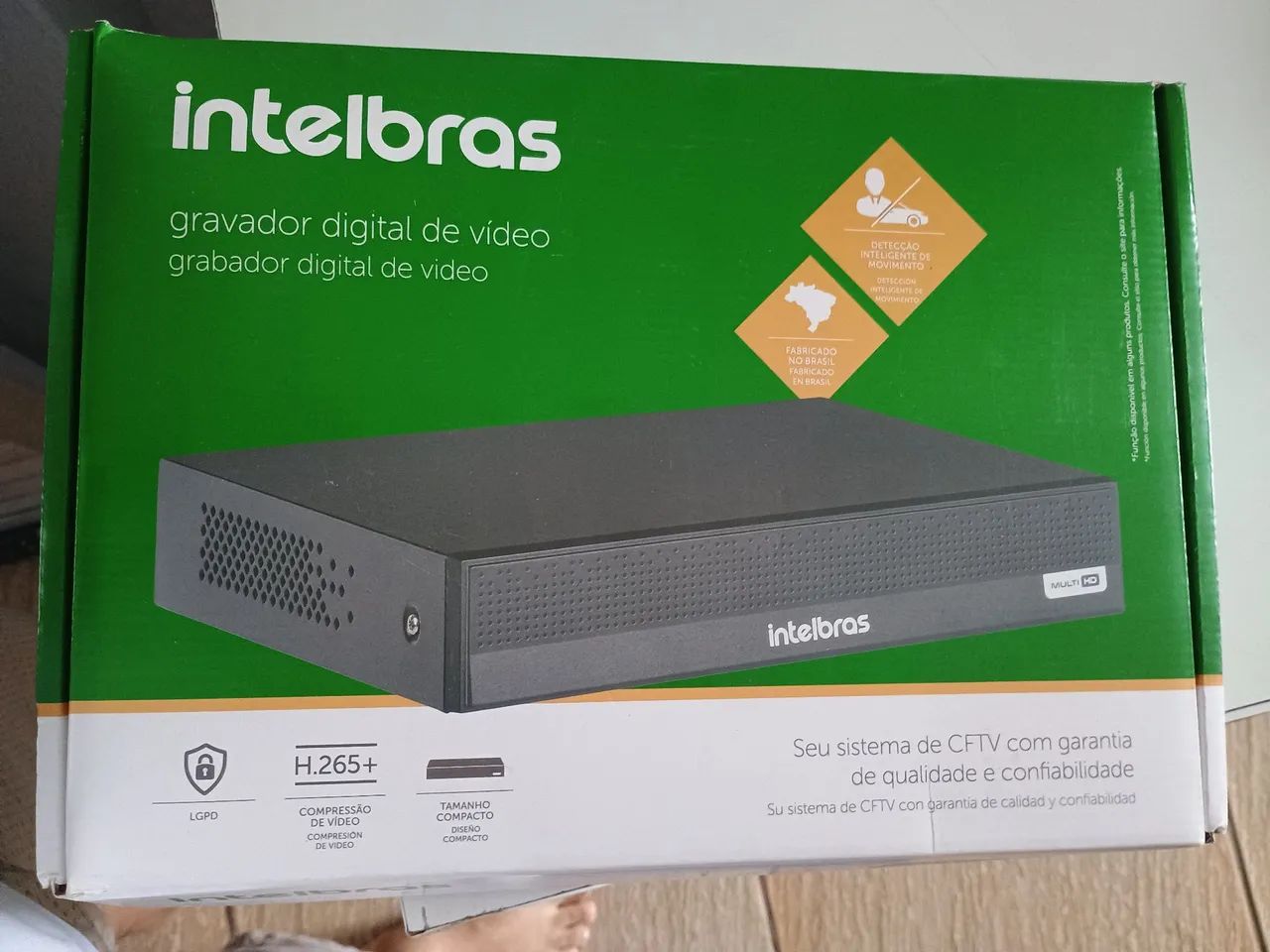 Gravador Digital de Vídeo Intelbras H.265+