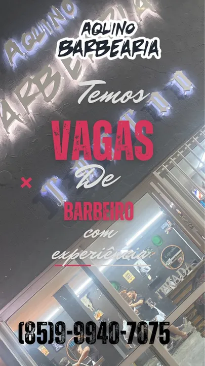 Vaga de barbeiro 