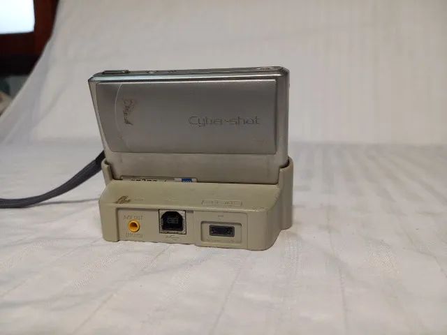 Sony Câmera Cybershot Dsc-t10 De 7,2 Mp Zoom Óptico 3x Prata Cinza-escuro - Foto 2