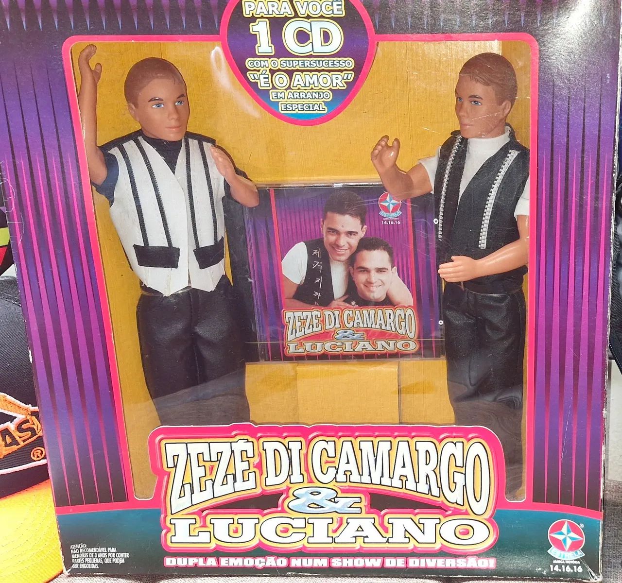 Bonecos Zezé di Camargo & Luciano - Colecionador!