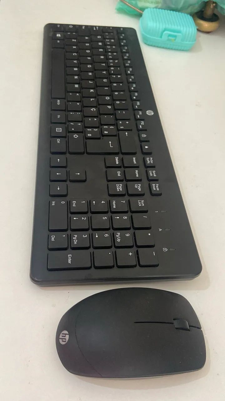 Teclado e Mouse HP sem fio