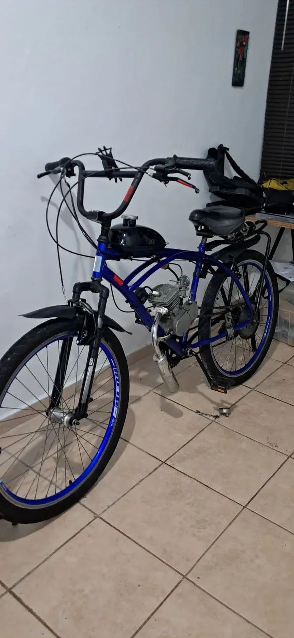 Bicicleta Motorizada 80cc (impecável) motor com NF