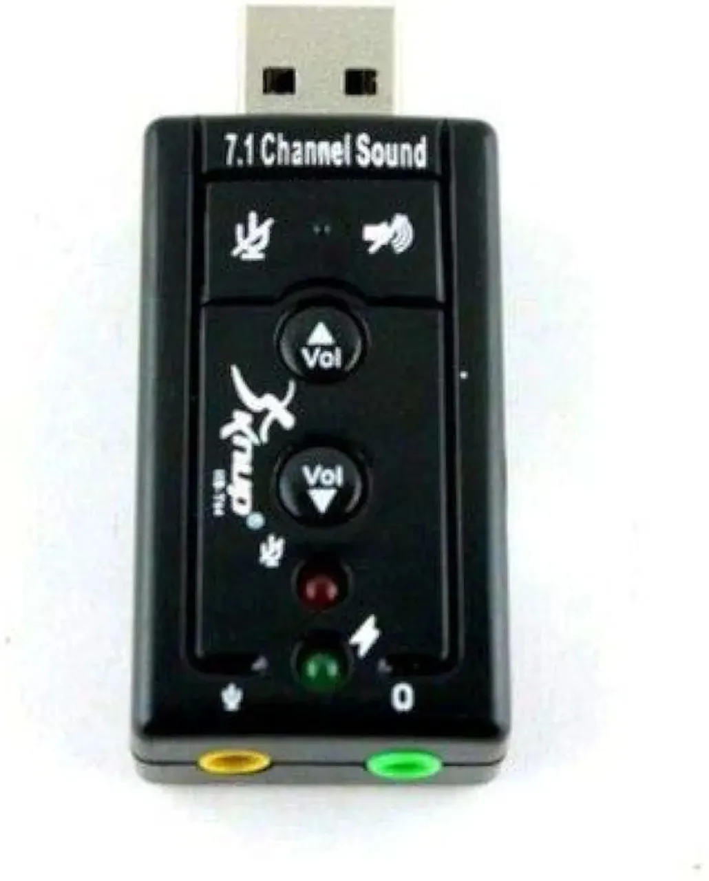 Placa de Som 7.1 Canais USB