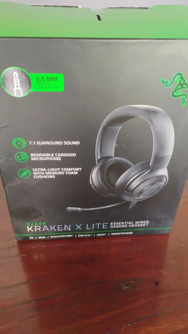 HEADSET GAMER - RAZER KRAKEN X LITE