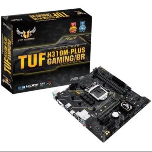Placa Mãe Asus TUF H310M-PLUS GAMING, Intel LGA 1151, mATX, DDR4 - NOTA FISCAL E GARANTIA