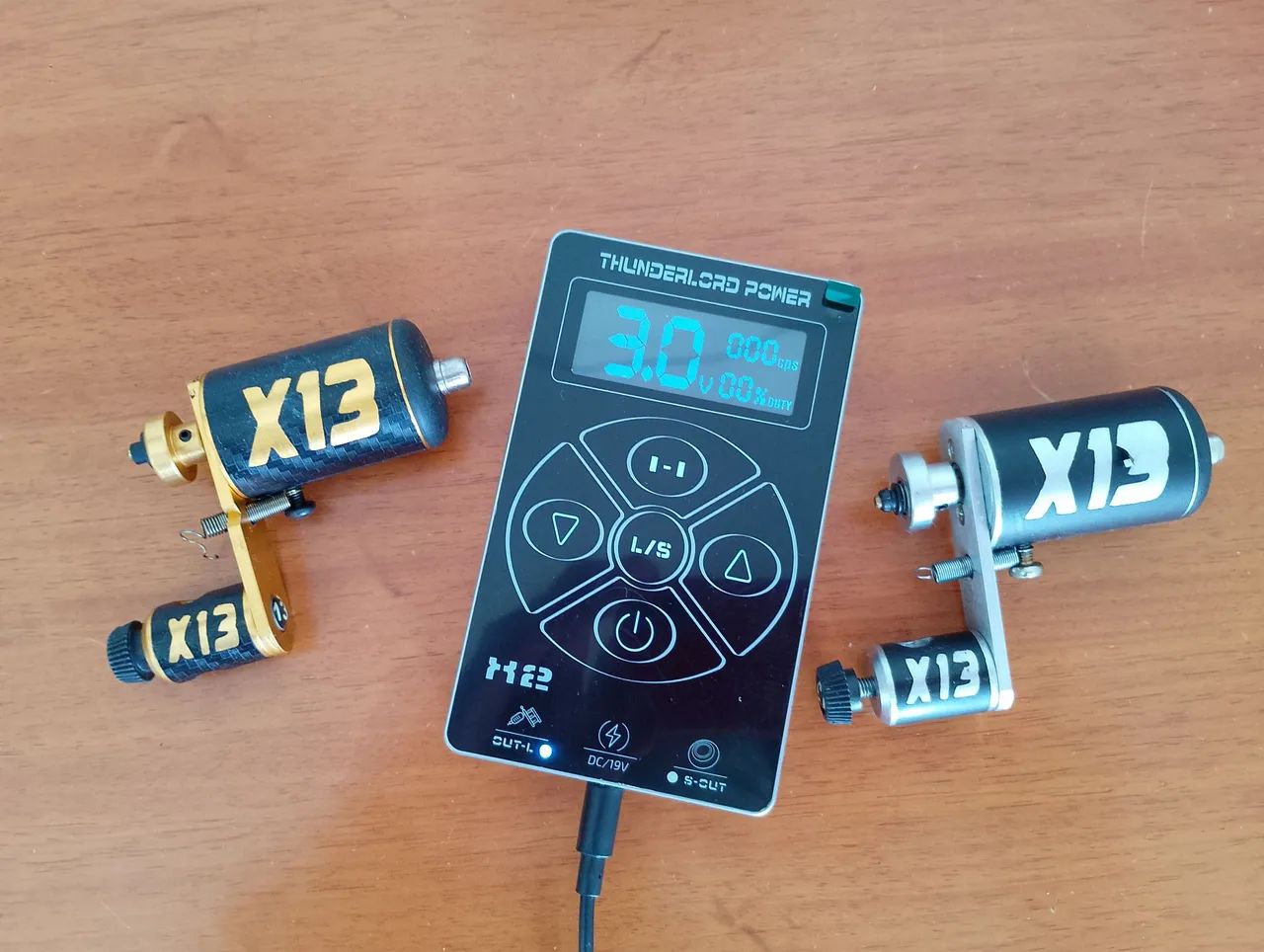 Kit Máquina de Tatuar Thunderlord + 2 Máquinas X13