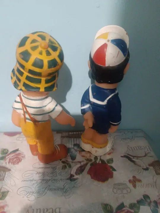 Boneco de borracha vintage KIKO E CHAVES  - Foto 5