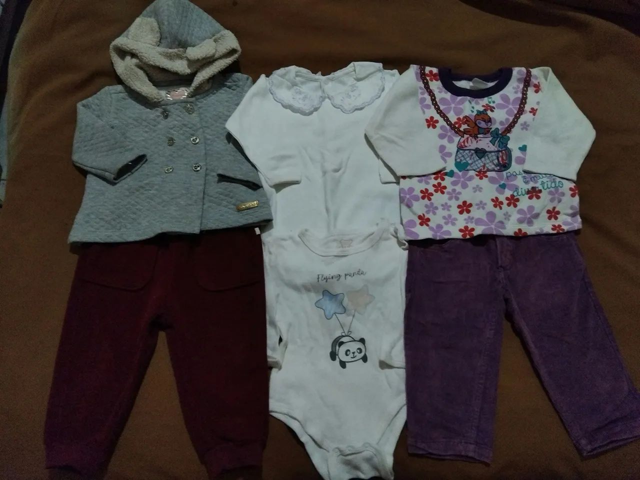Lote de roupinhas para bebê menina tamanhos 6 a 9 meses  - Foto 4