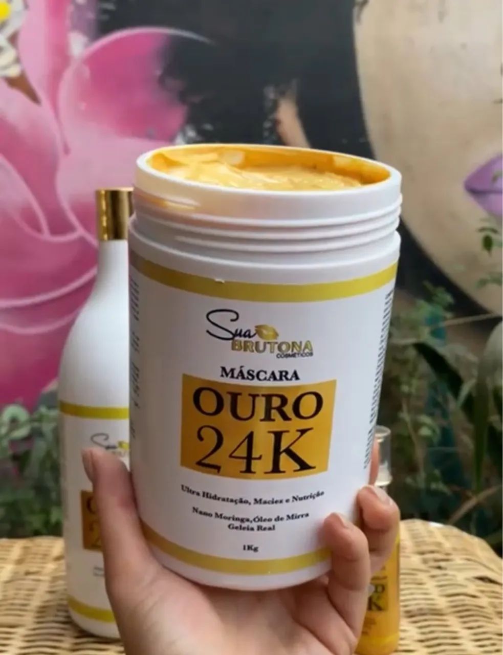 Máscara Capilar 24k - Hidrata, Nutre e Brilho Intenso - Foto 2