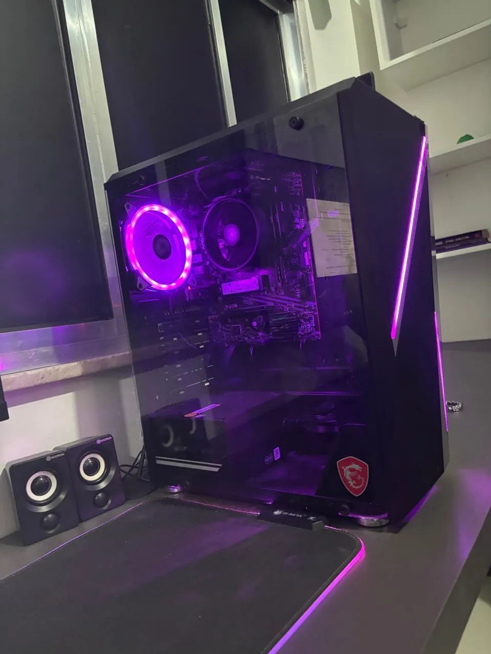 Monitor e PC Gamer com AMD Ryzen 5 560g - Foto 2