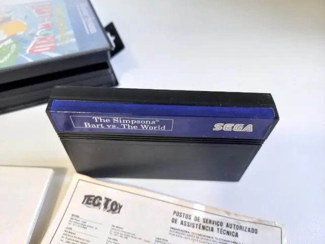 The Simpsons Bart vs the World Original Master System