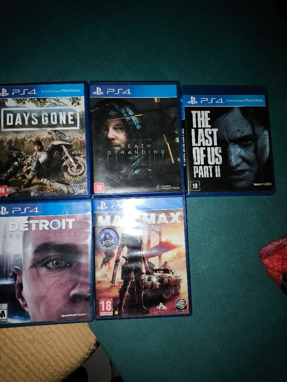 Coleção de Jogos PS4 - Days Gone, Death Stranding, The Last of Us Part II