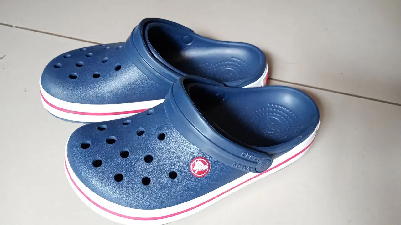 Sandália Crocs Azul 35