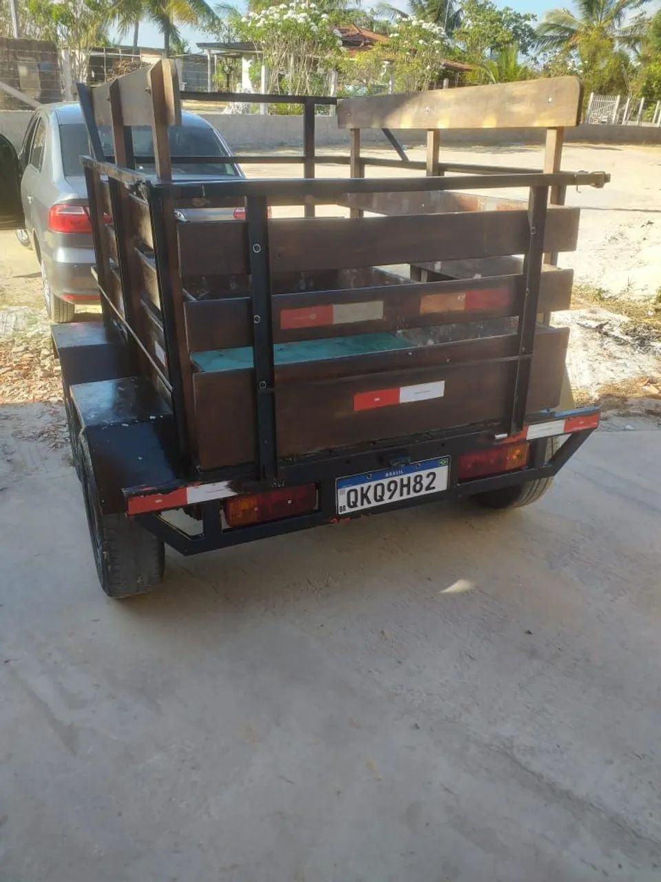 Carretinha 2 eixos 1,10×1,60 licenciada pronta para transferir para o novo proprietário  - Foto 6