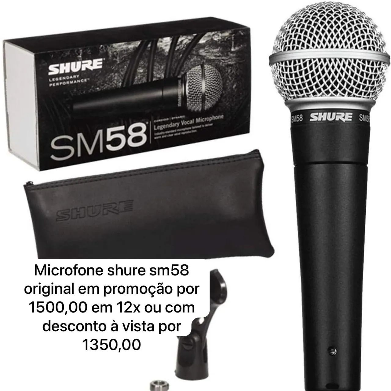 Microfone shure sm58 promoção Original !!!