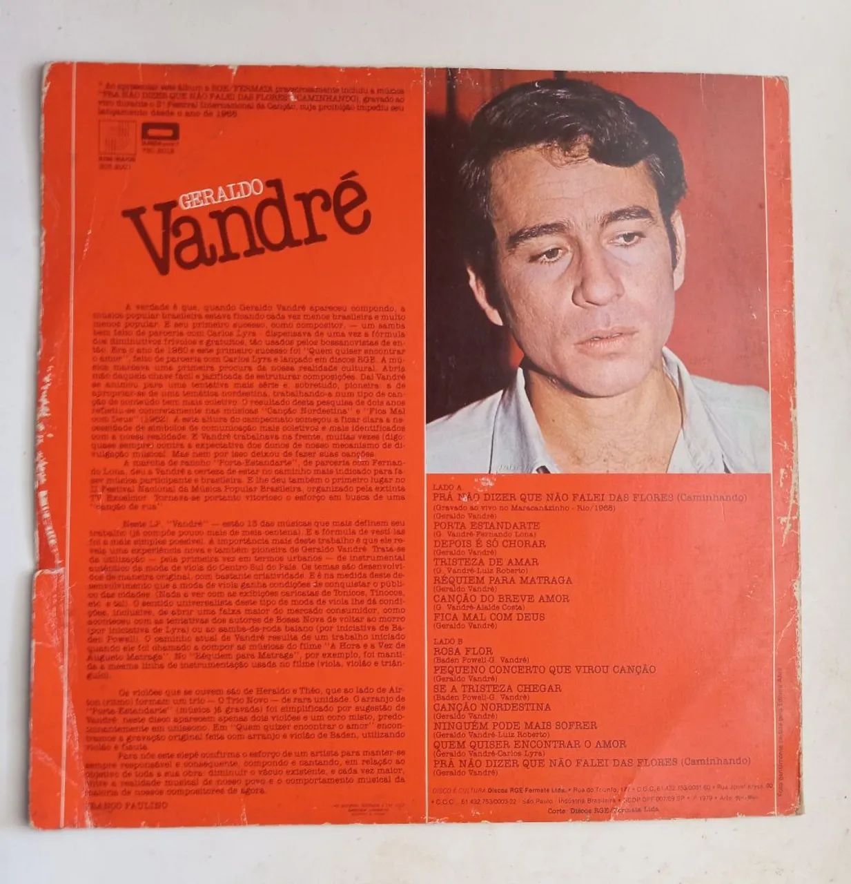 Disco de Vinil Geraldo Vandré - Foto 5