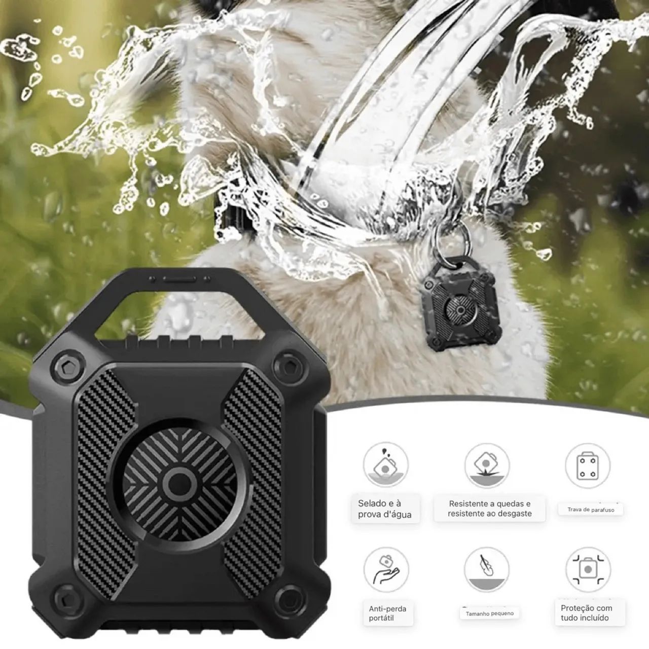 Airtag Case Capa Para Apple Chaveiro Camuflado A Prova Dágua Protetor Impermeável - Foto 2