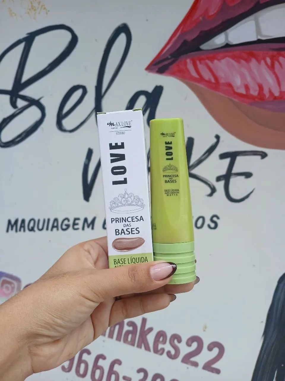 Base Matte alta cobertura Max love