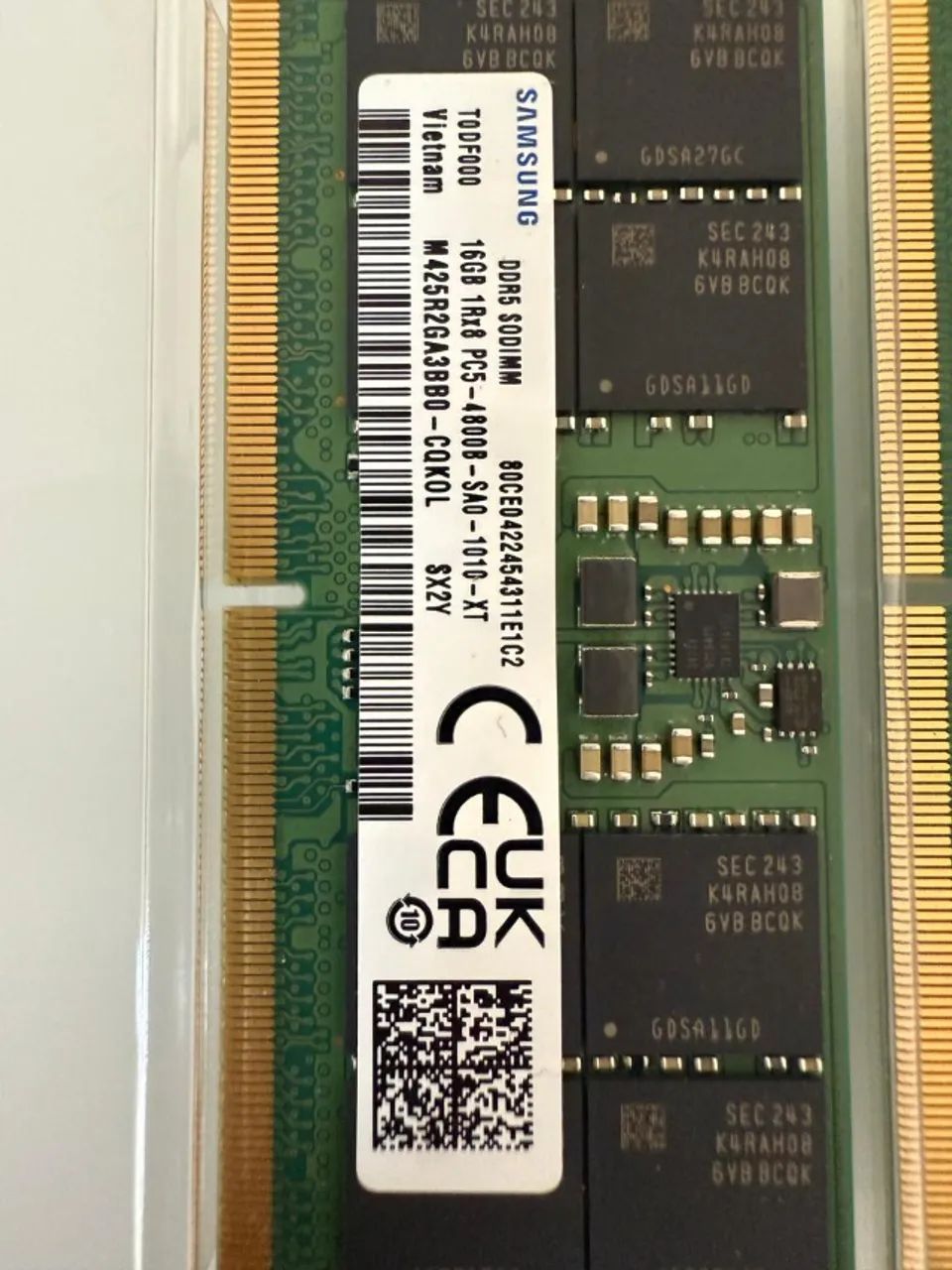 Kit Memória RAM DDR5 32GB Notebook Dell 2x16gb - Foto 2