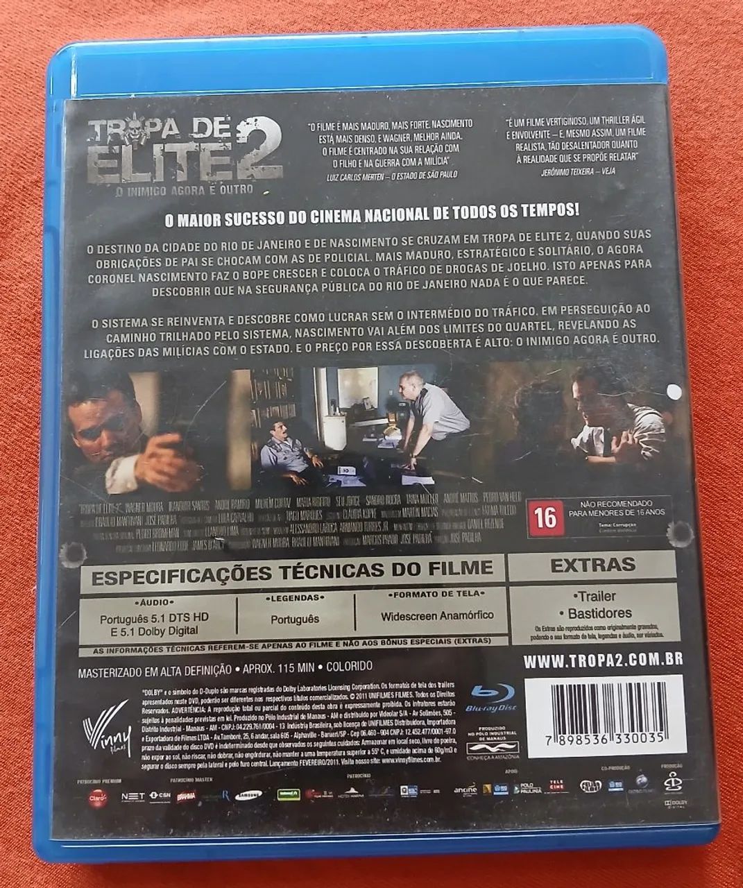 Tropa de Elite 2 - Blu-Ray Frete Gratis - Foto 3