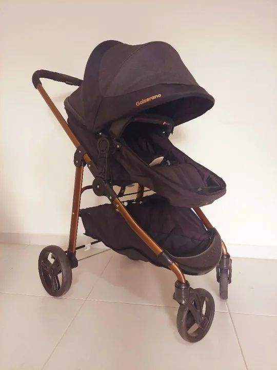 Carrinho de bebê + bebê conforto (Galzerano)  - Foto 6