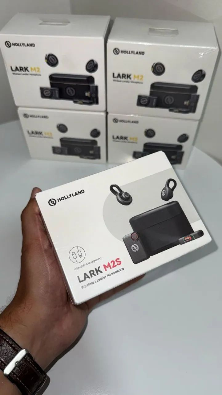 Microfone Sem Fio Hollyland Lark M2S Combo - Novo