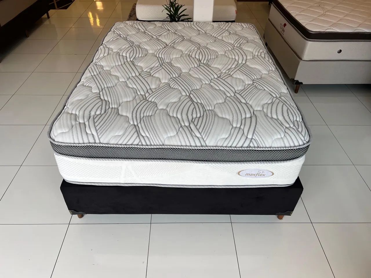 Cama box de casal Maxflex Seminova- ENTREGO  - Foto 4