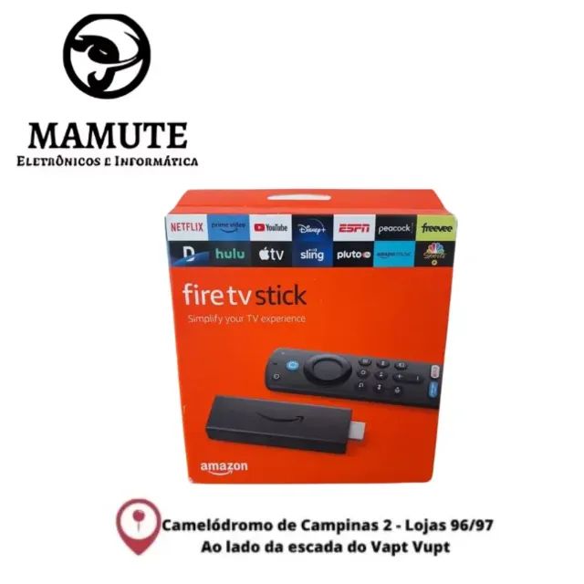 Fire Stick 3 Geração Amazon Comandos Tv Por Voz Original