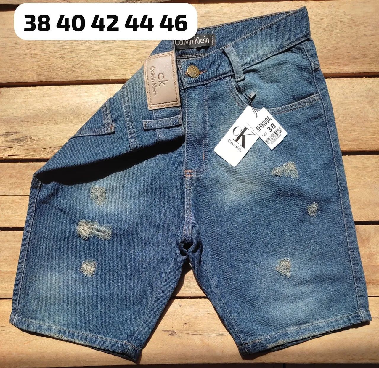 Bermuda Jeans  Masculina - Foto 5