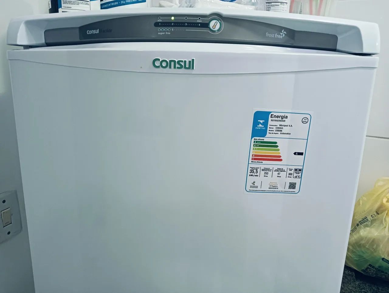 Geladeira Consul CRB36A - Frost Free