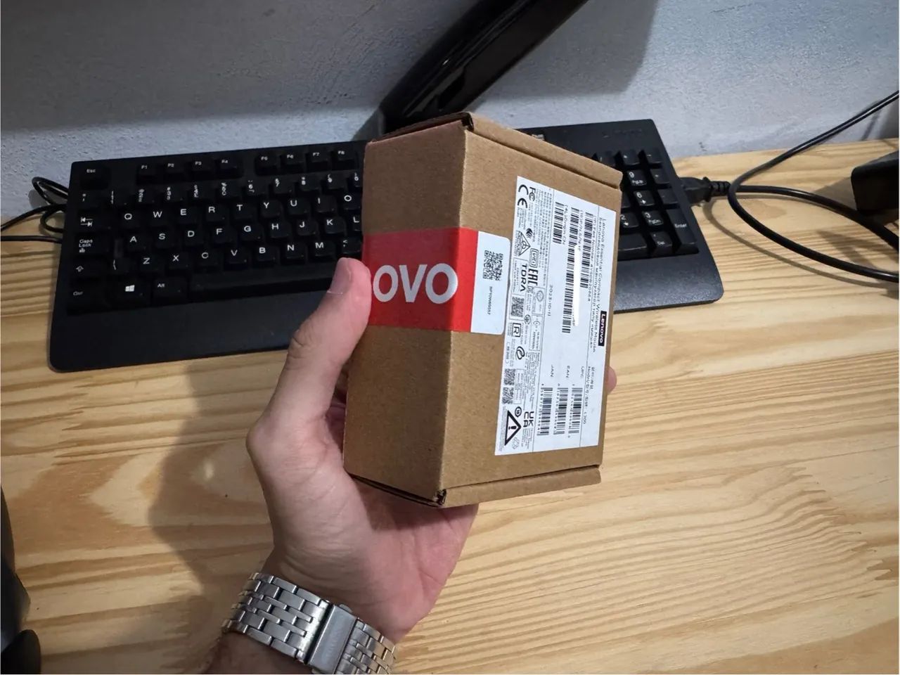 Mouse sem fio Essential Compact Lenovo - Lacrado - Foto 3