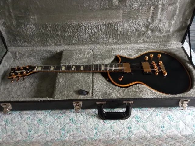Guitarra ESP E-II Eclipse EII Vintage Black - Foto 2