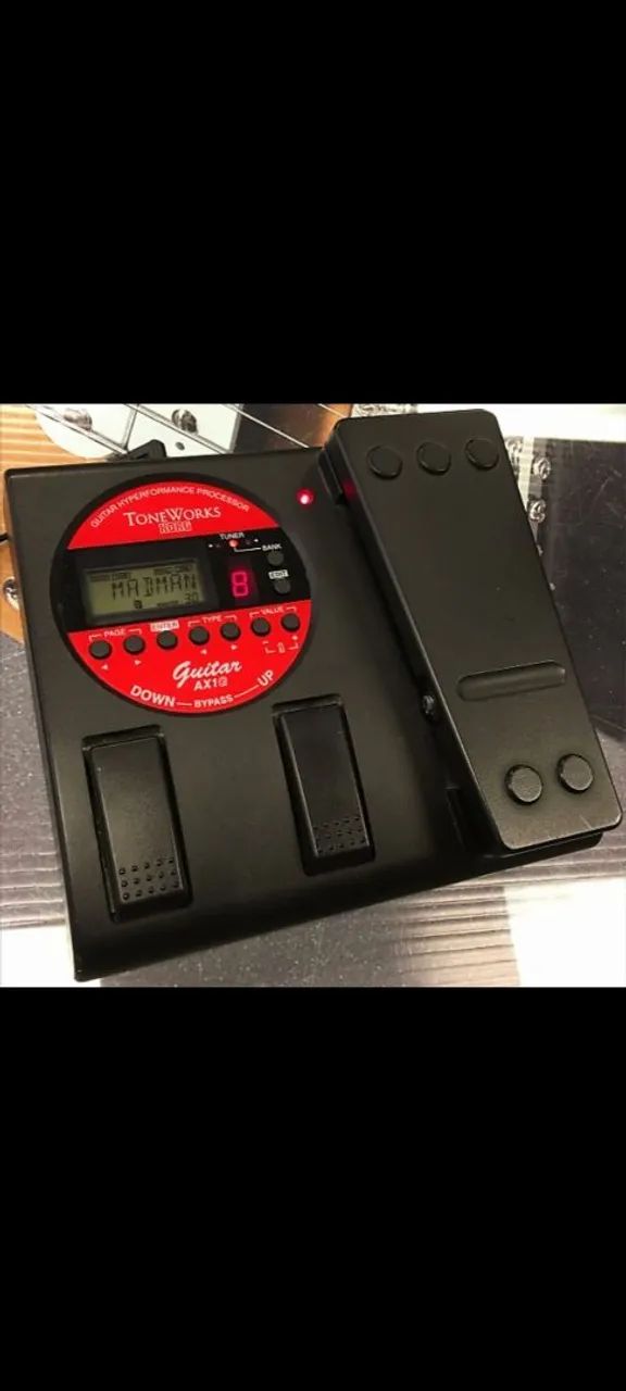Pedal Guitarra Ax1G Toneworks Korg ac troca Boss 